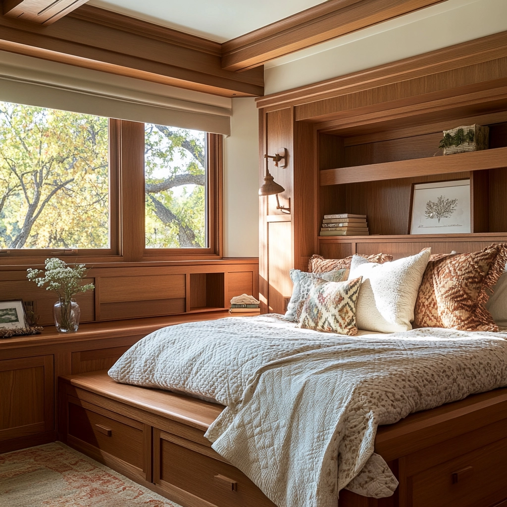 farmhouse bedroom window treatments 56