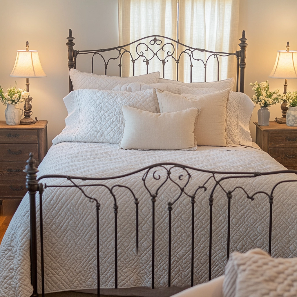 farmhouse bedroom window treatments 6