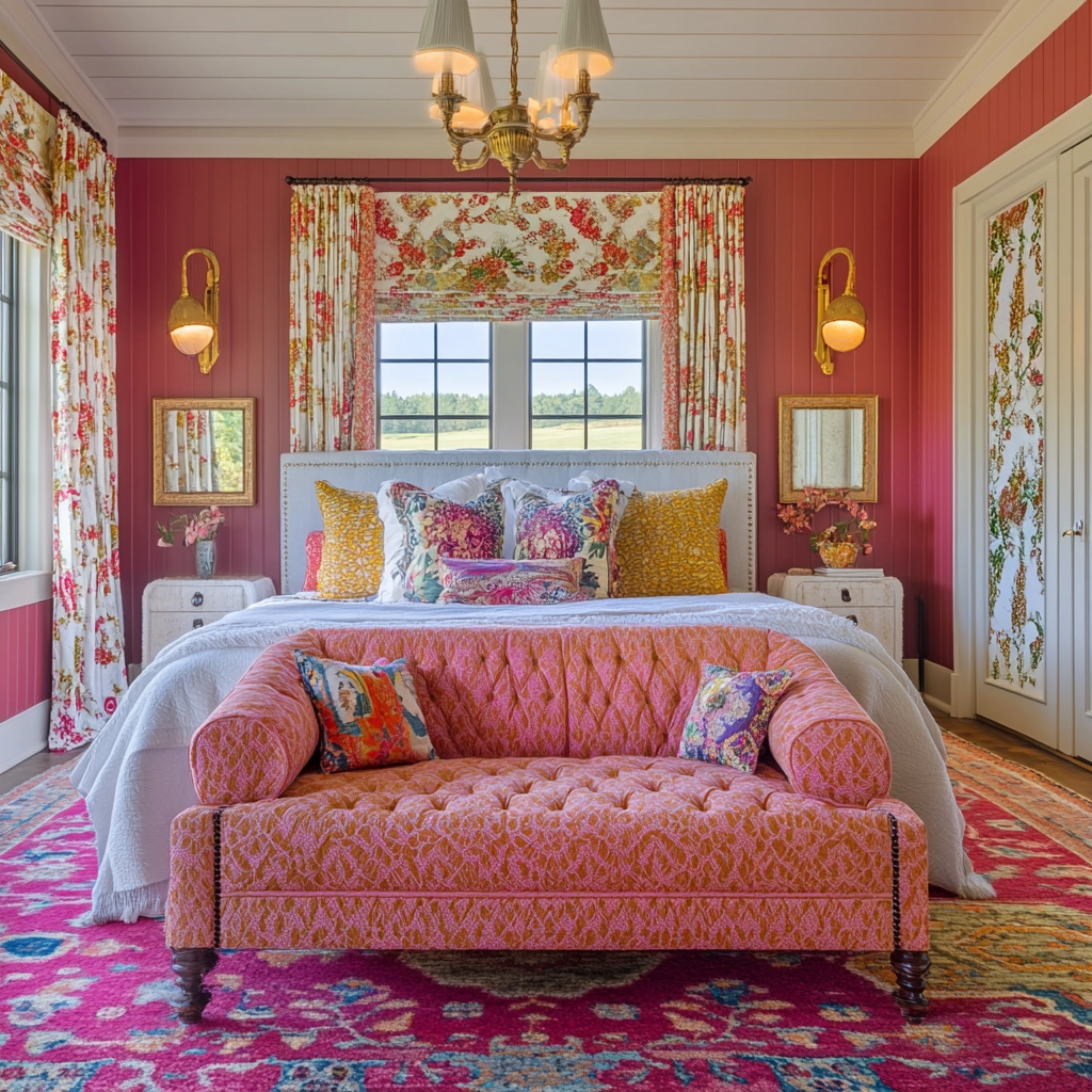 farmhouse bedroom window treatments 71