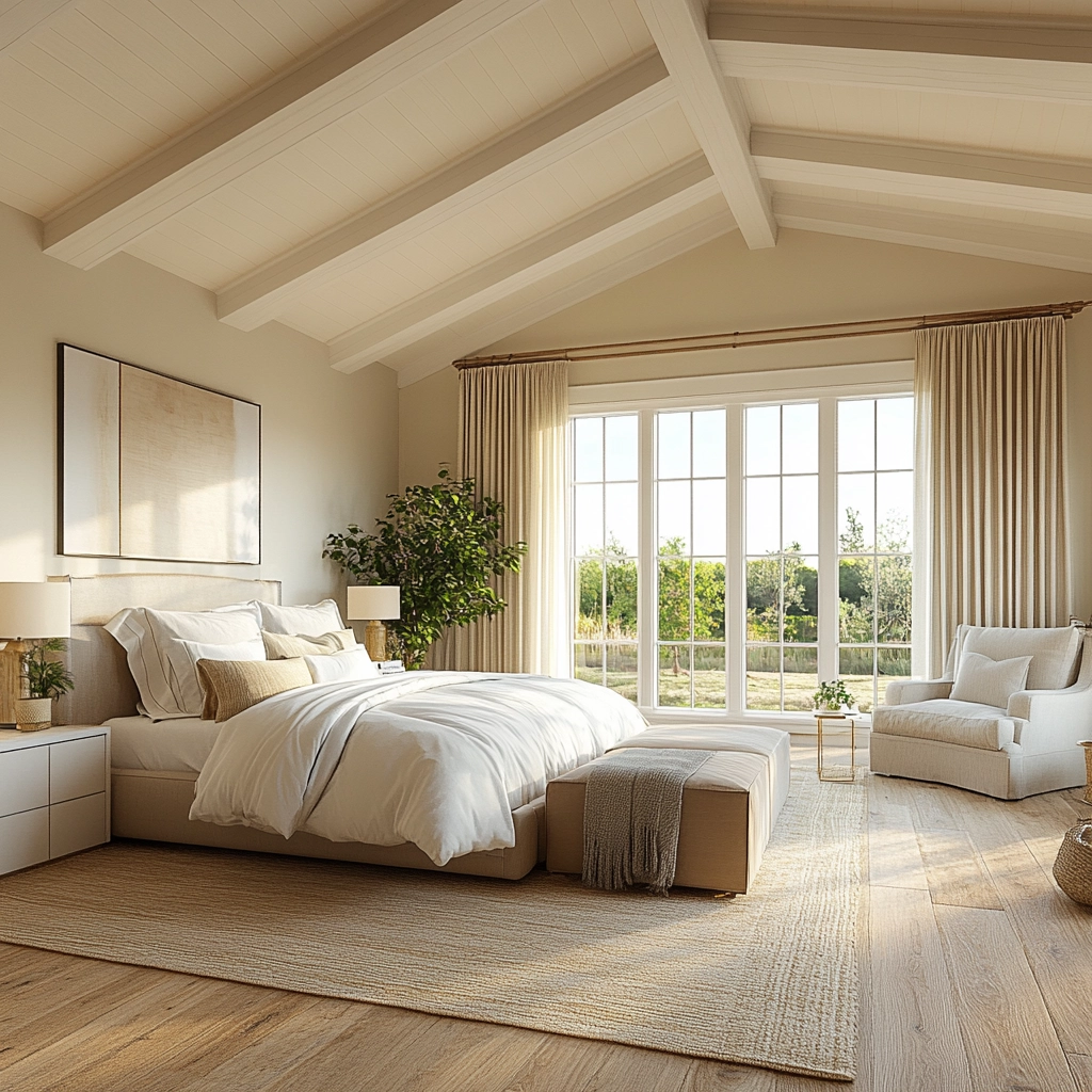 farmhouse bedroom window treatments 78