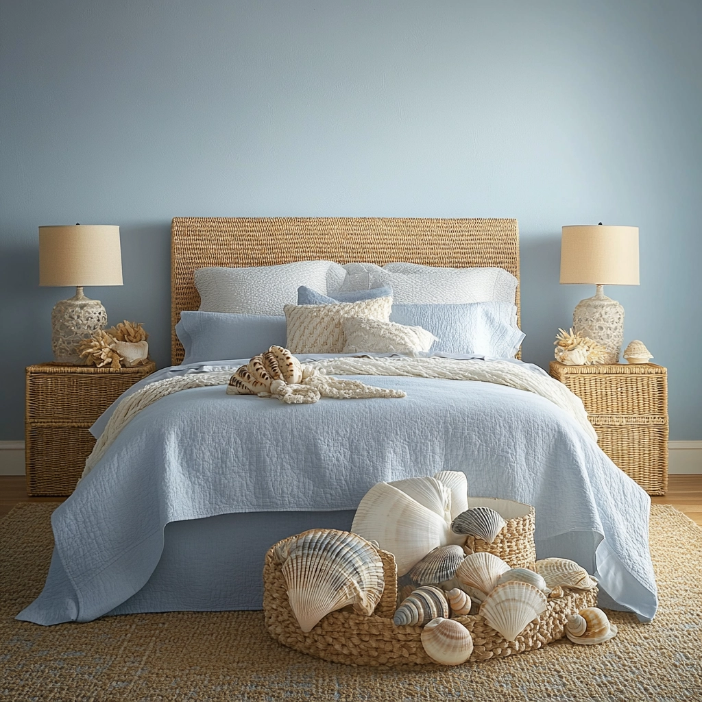 farmhouse blue bedroom 5