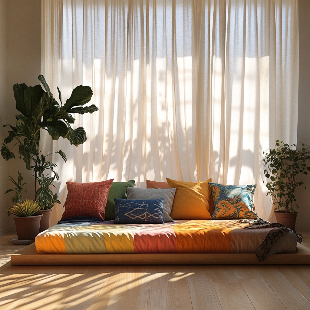 farmhouse boho bedroom 10