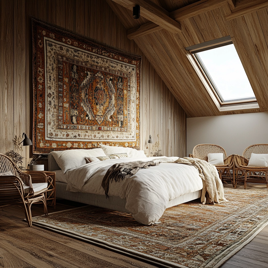 farmhouse boho bedroom 14