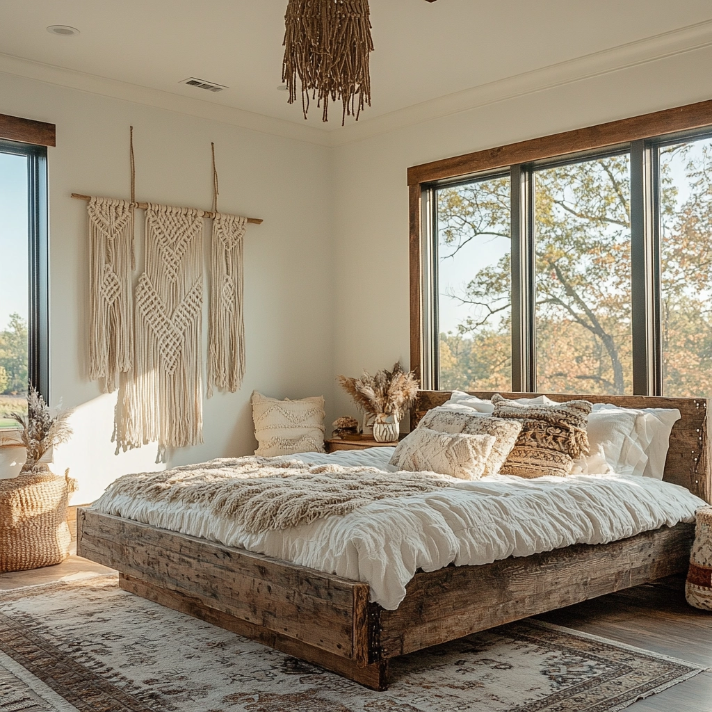 farmhouse boho bedroom 2