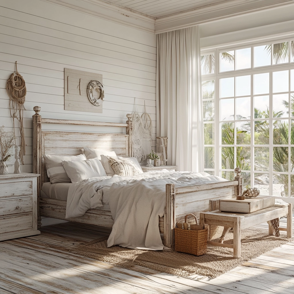 farmhouse boho bedroom 20