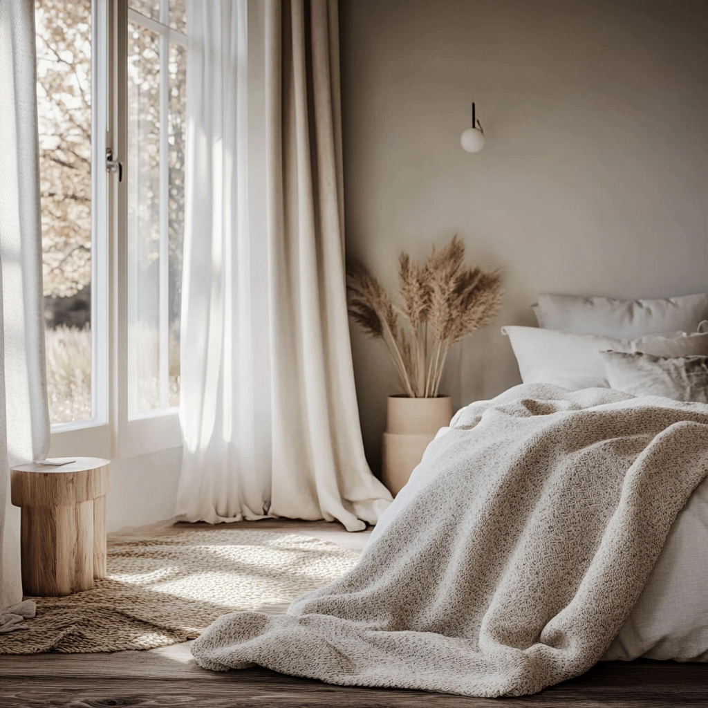 farmhouse boho bedroom 21