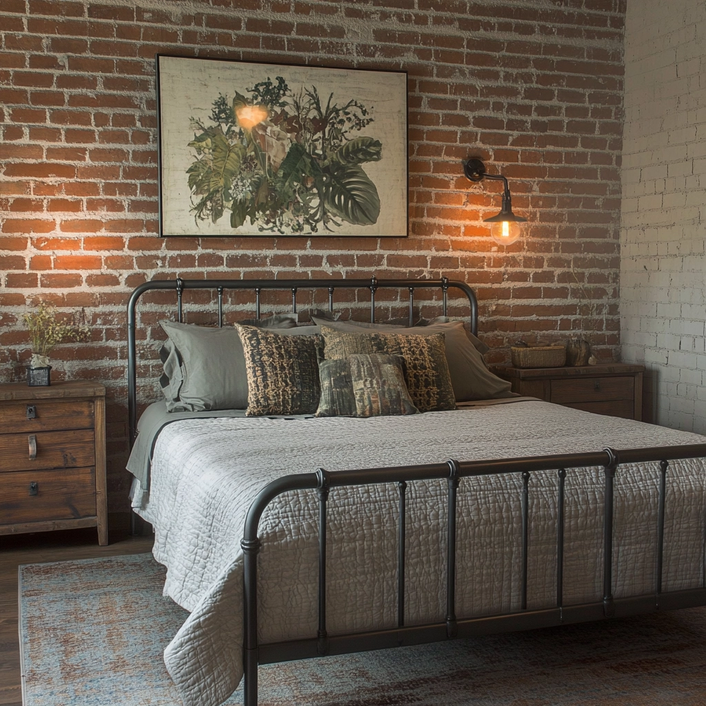 farmhouse boho bedroom 30