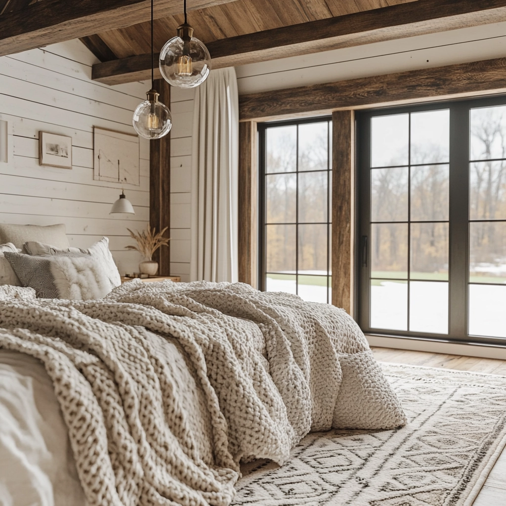 farmhouse boho bedroom 40
