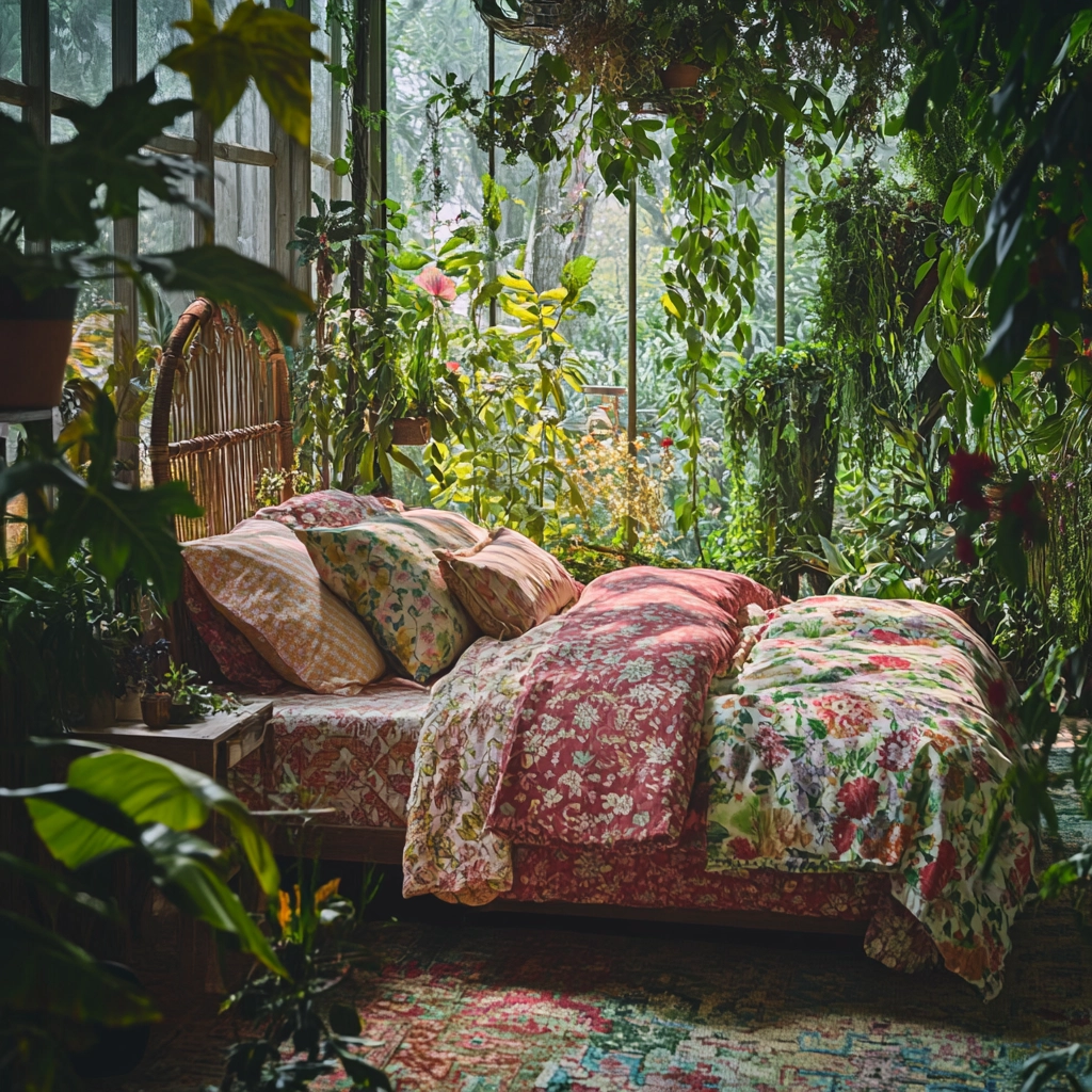 farmhouse boho bedroom 41
