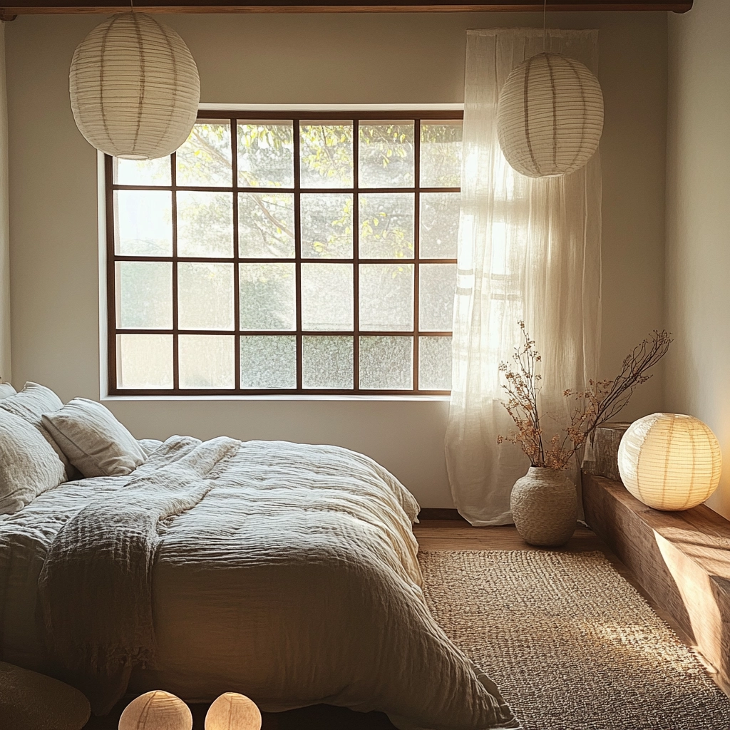 farmhouse boho bedroom 63