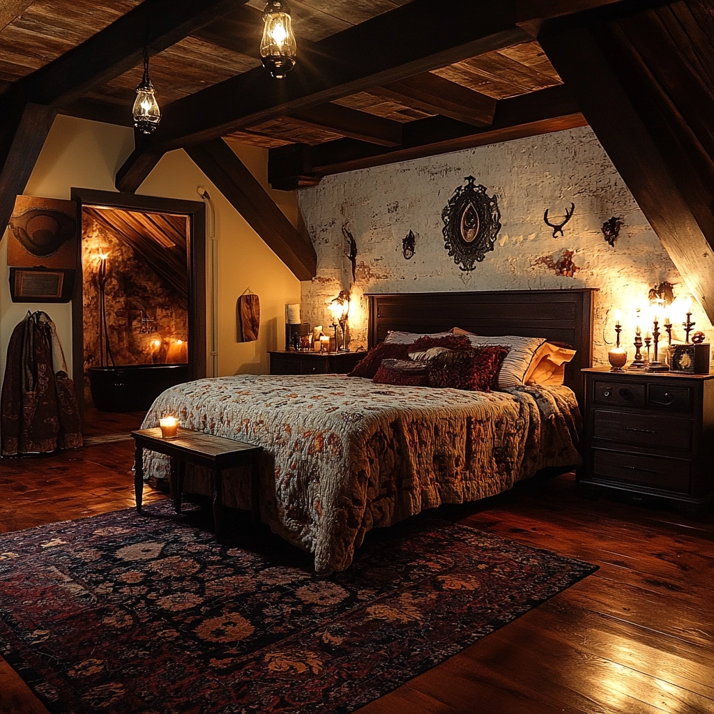 farmhouse boho bedroom 66