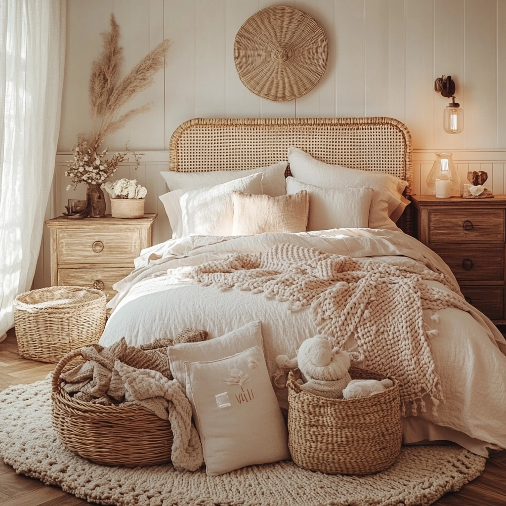 farmhouse boho bedroom 7