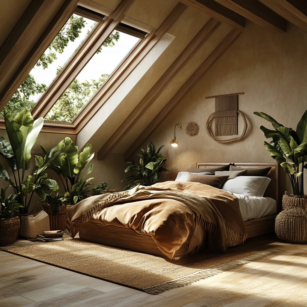farmhouse boho bedroom 74