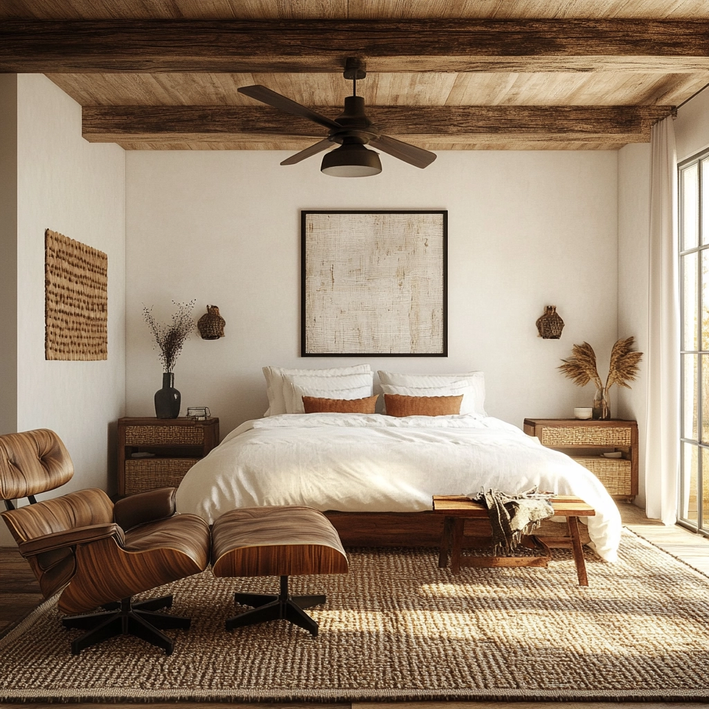 farmhouse boho bedroom 77
