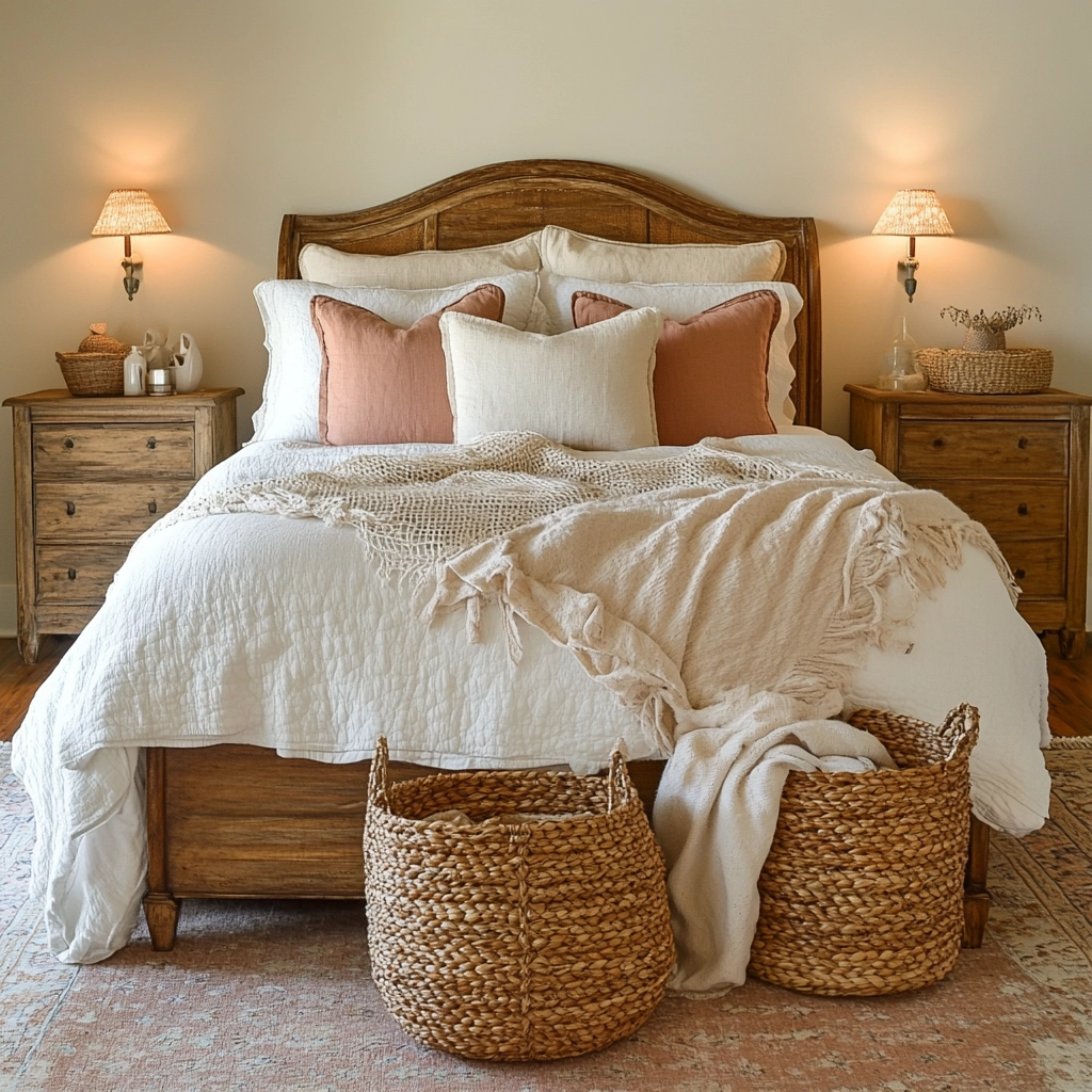 farmhouse boho bedroom 8
