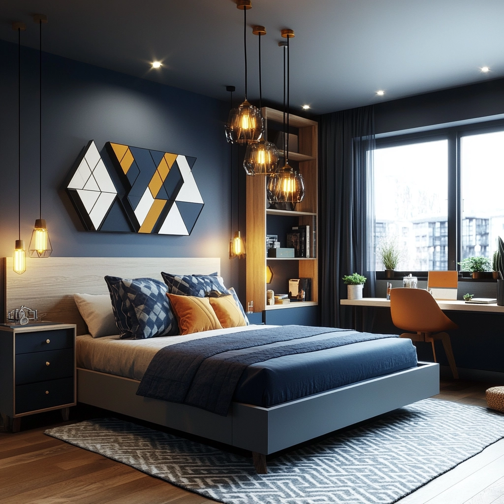 farmhouse boys bedroom 46