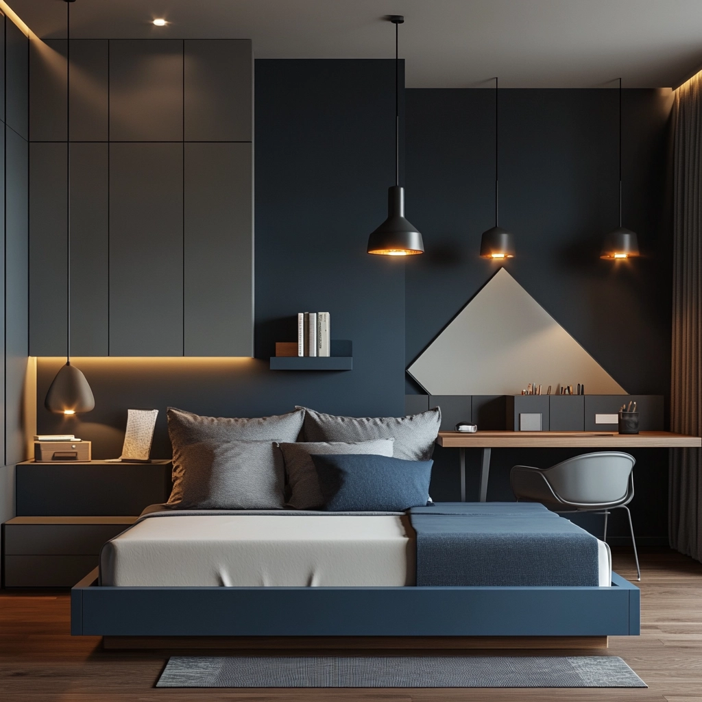 farmhouse boys bedroom 47