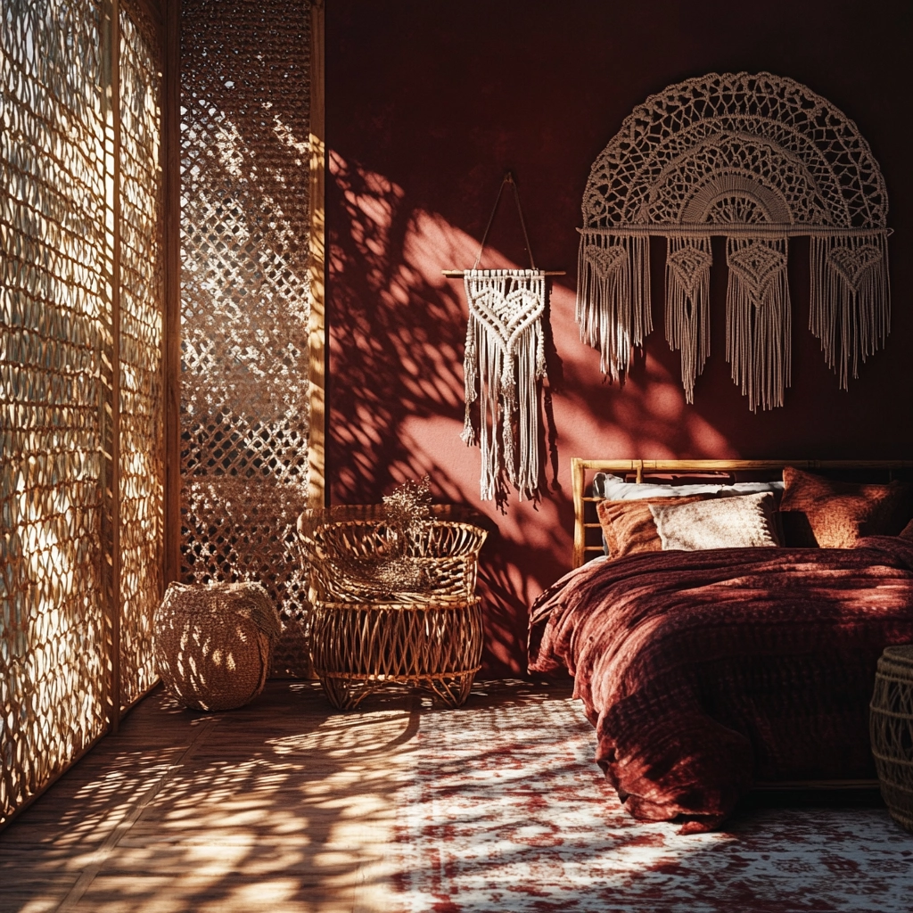farmhouse chic bedroom 13