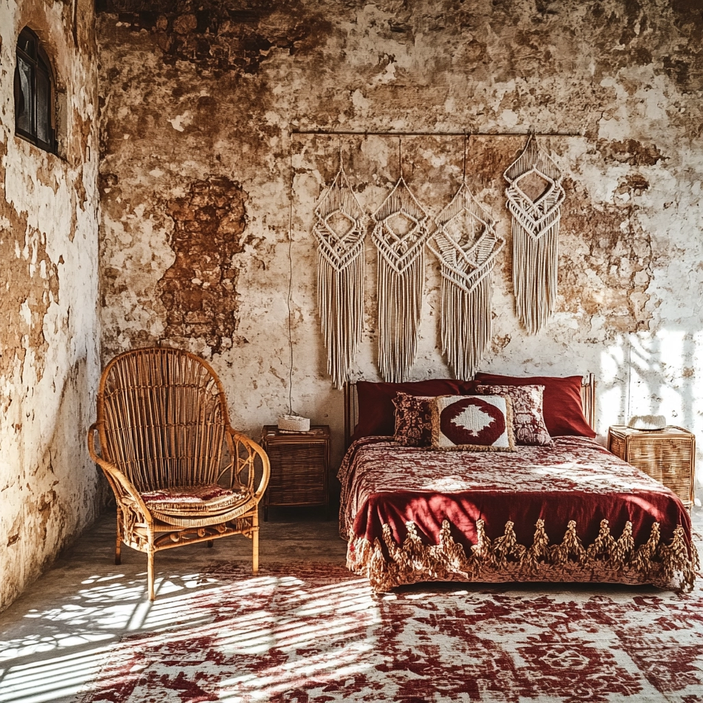 farmhouse chic bedroom 14