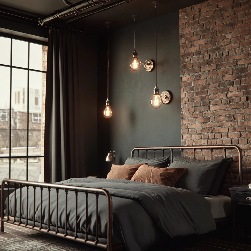 farmhouse chic bedroom 17
