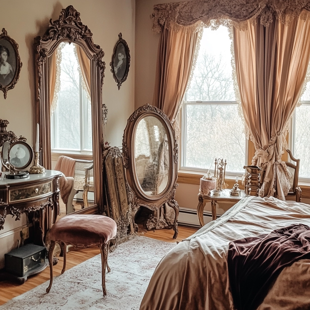 farmhouse chic bedroom 23