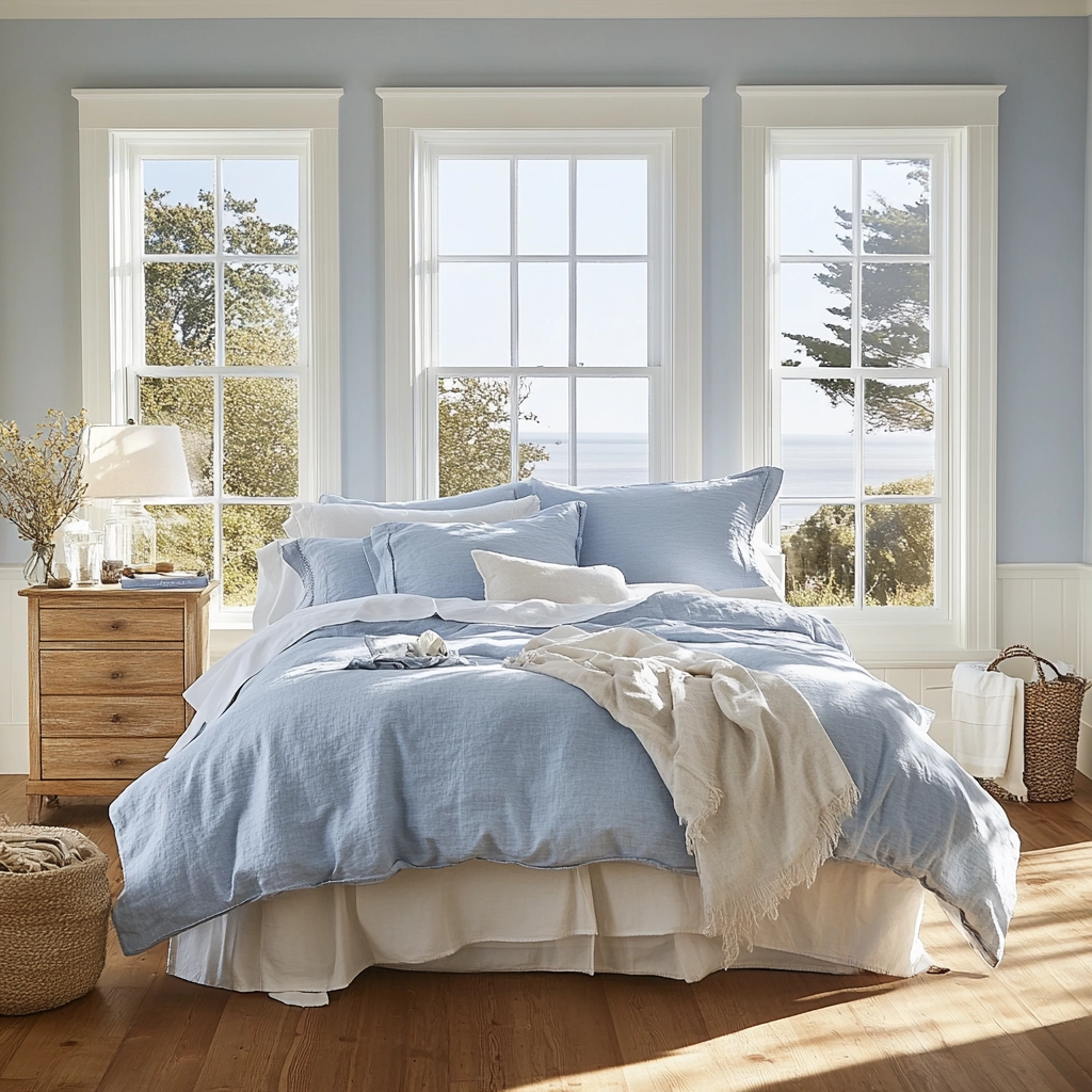 farmhouse chic bedroom 28