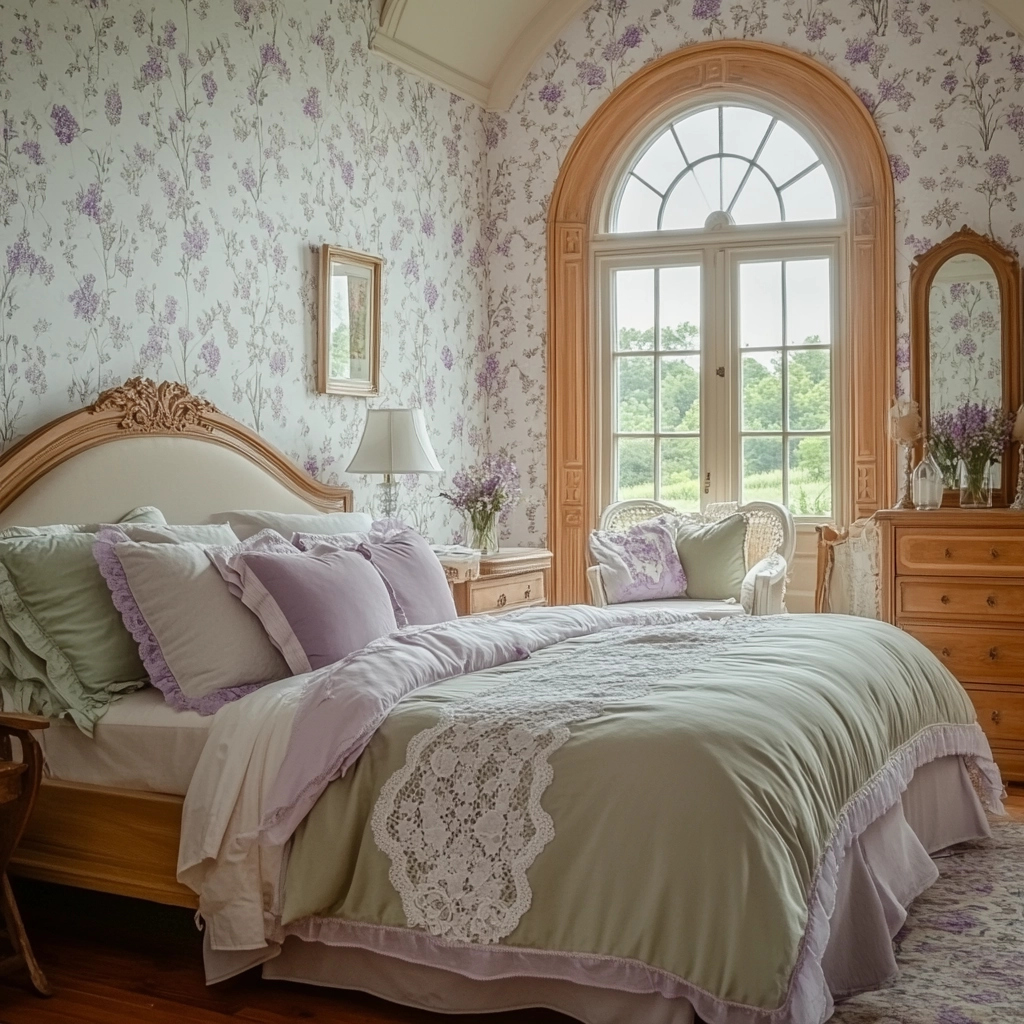 farmhouse chic bedroom 37