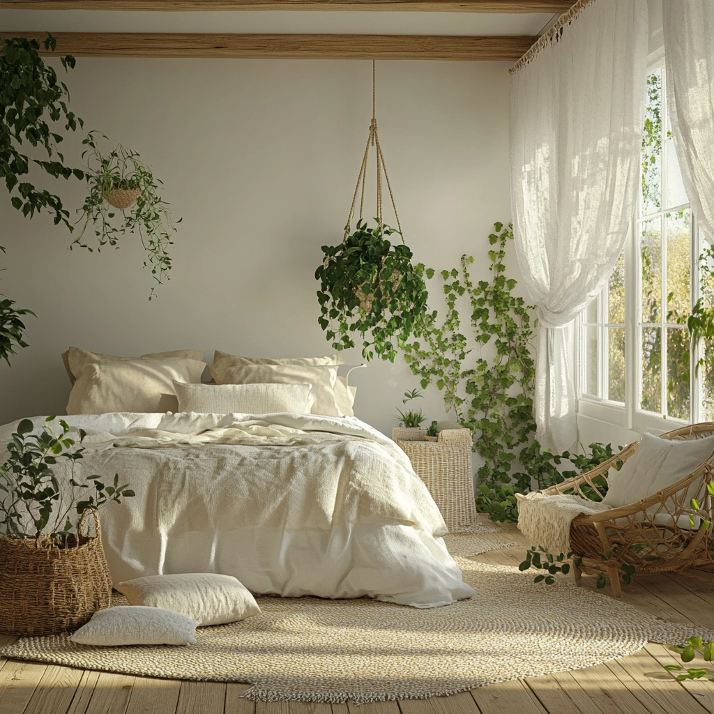 farmhouse chic bedroom 73