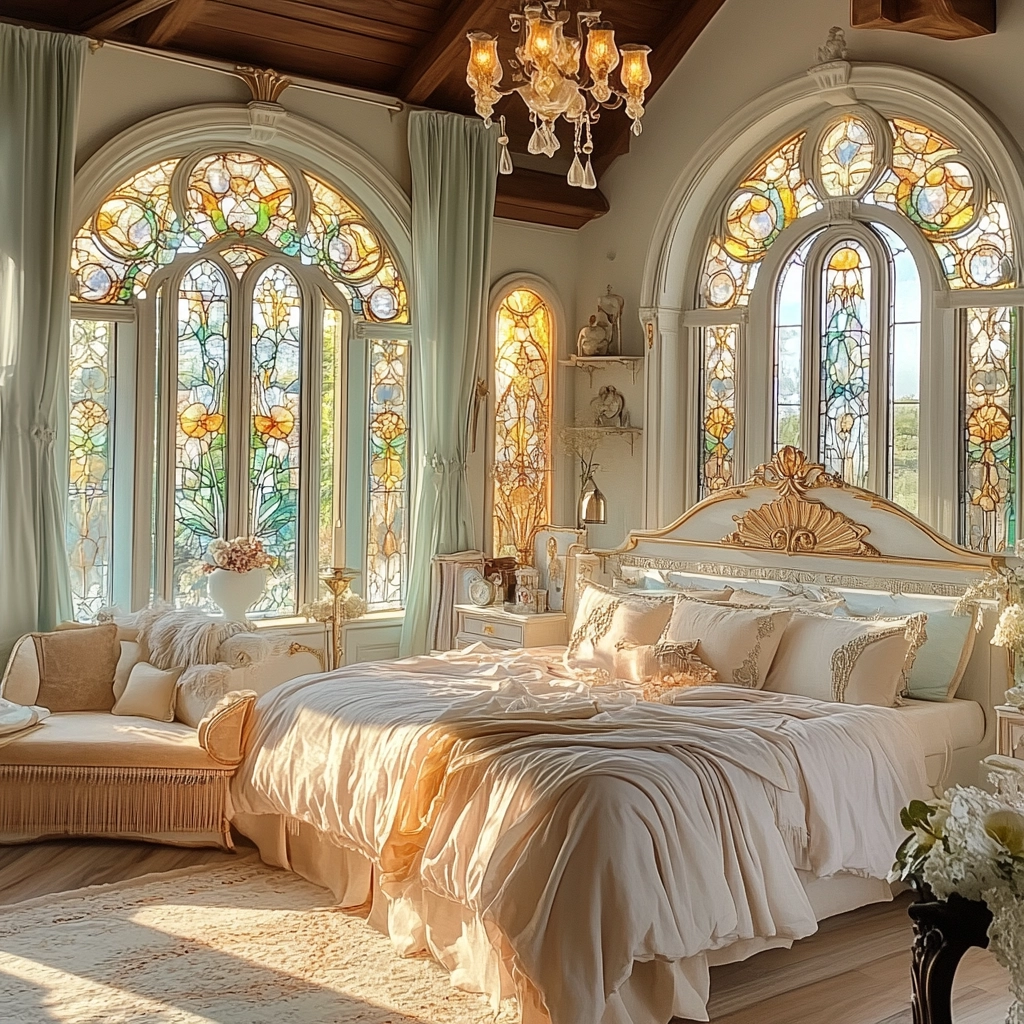 farmhouse chic bedroom 79