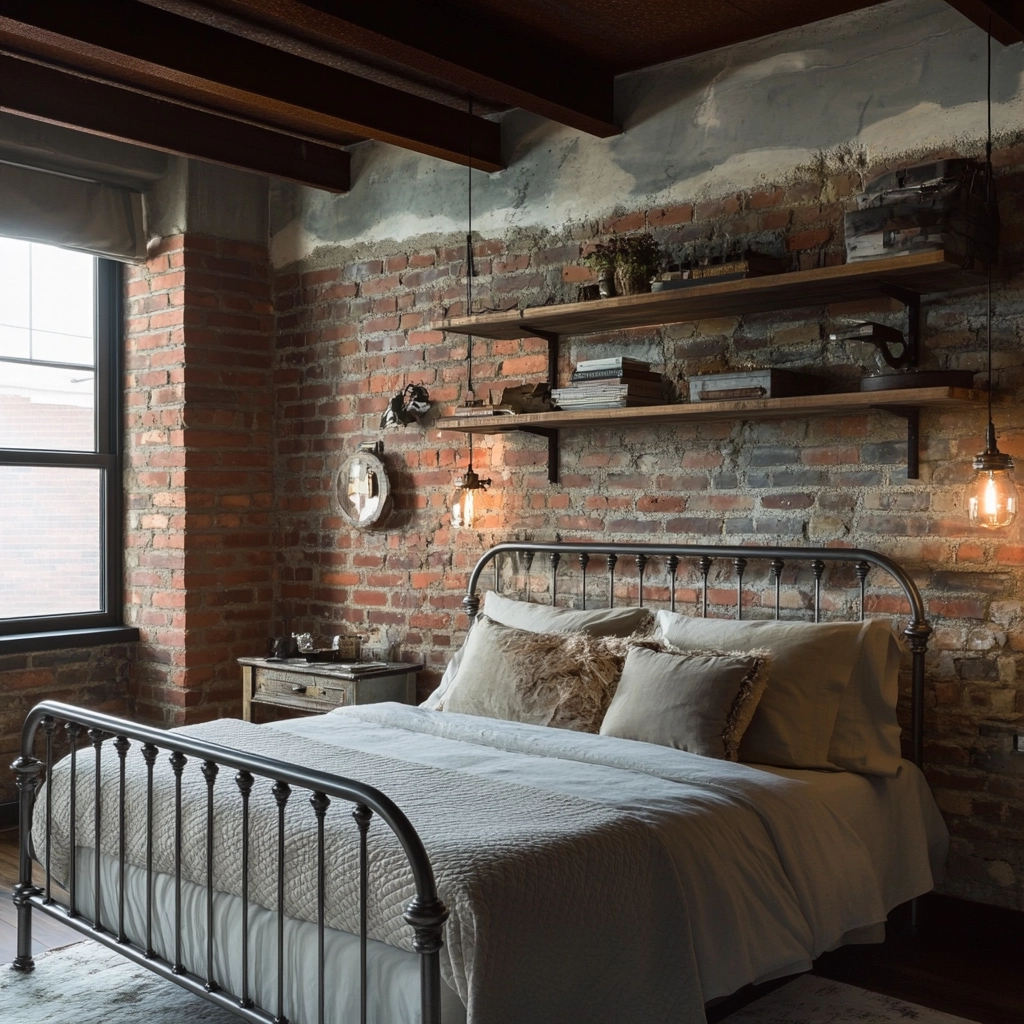 farmhouse chic bedroom decor 17