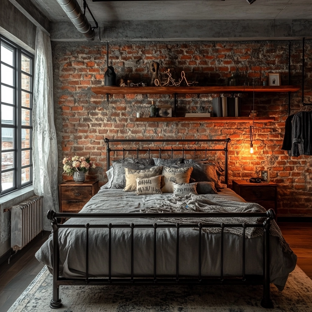 farmhouse chic bedroom decor 18