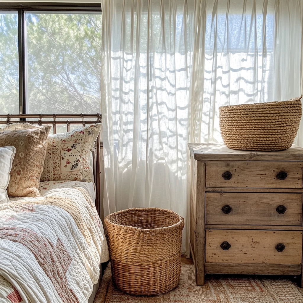 farmhouse chic bedroom decor 2