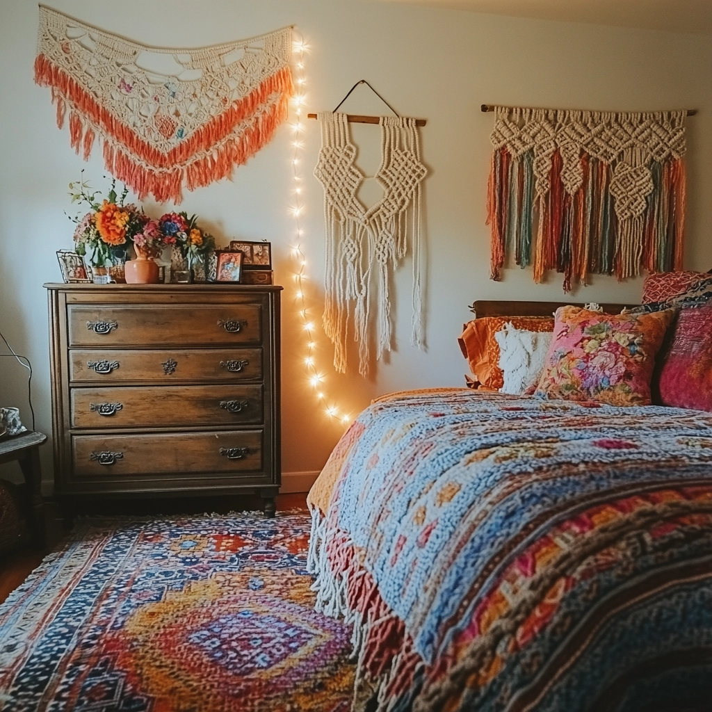 farmhouse chic bedroom decor 22