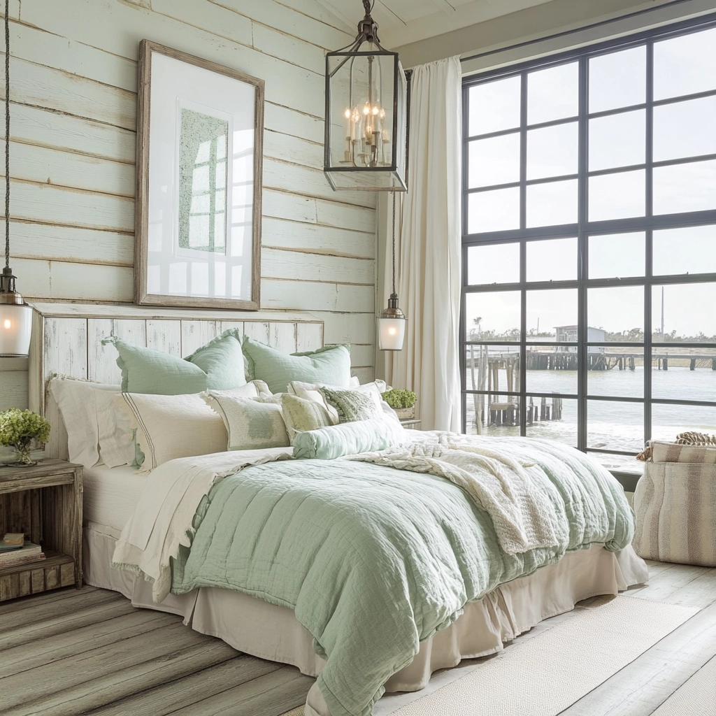 farmhouse chic bedroom decor 25