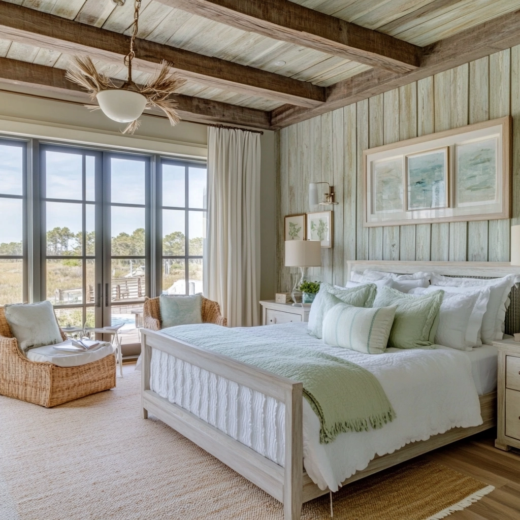 farmhouse chic bedroom decor 28