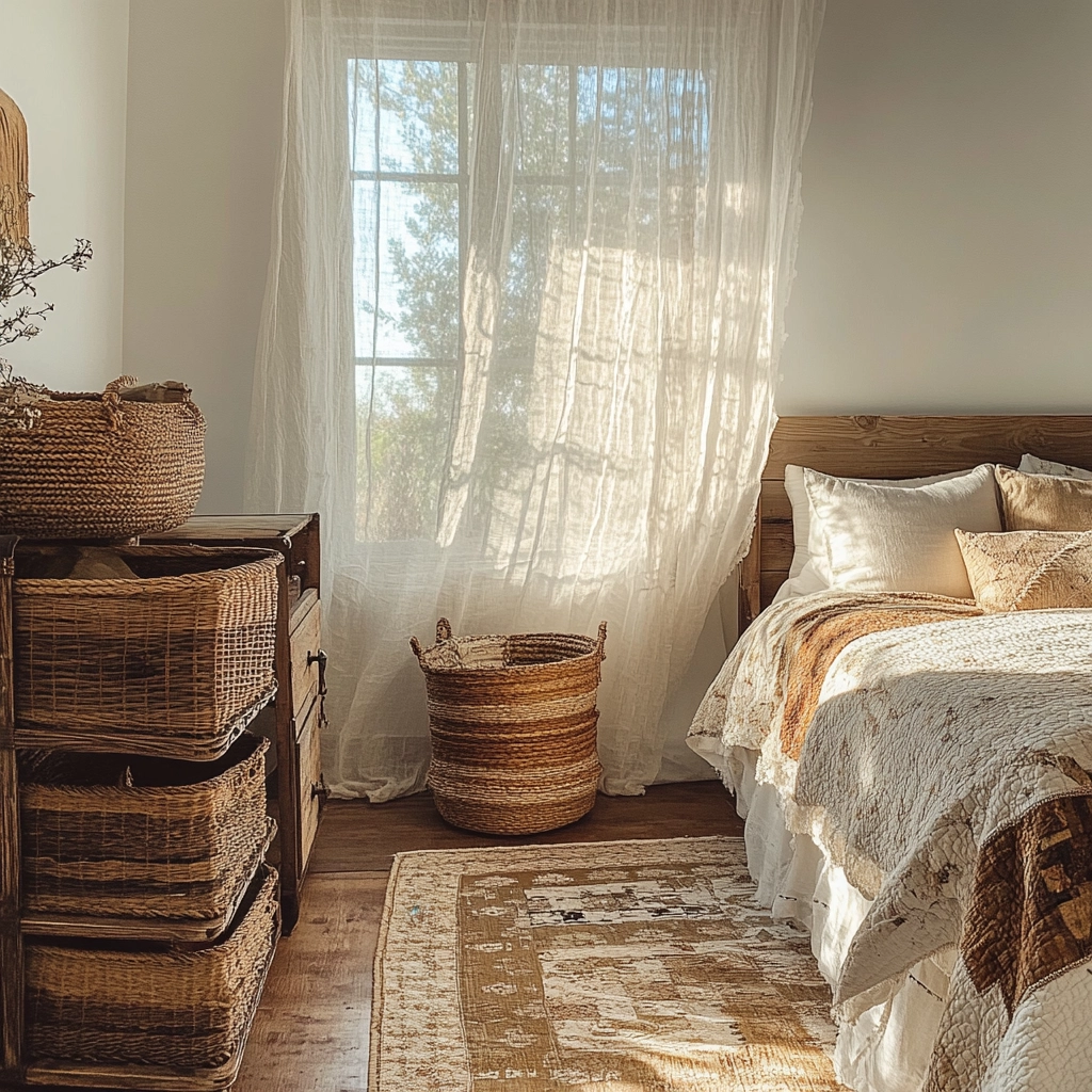 farmhouse chic bedroom decor 3