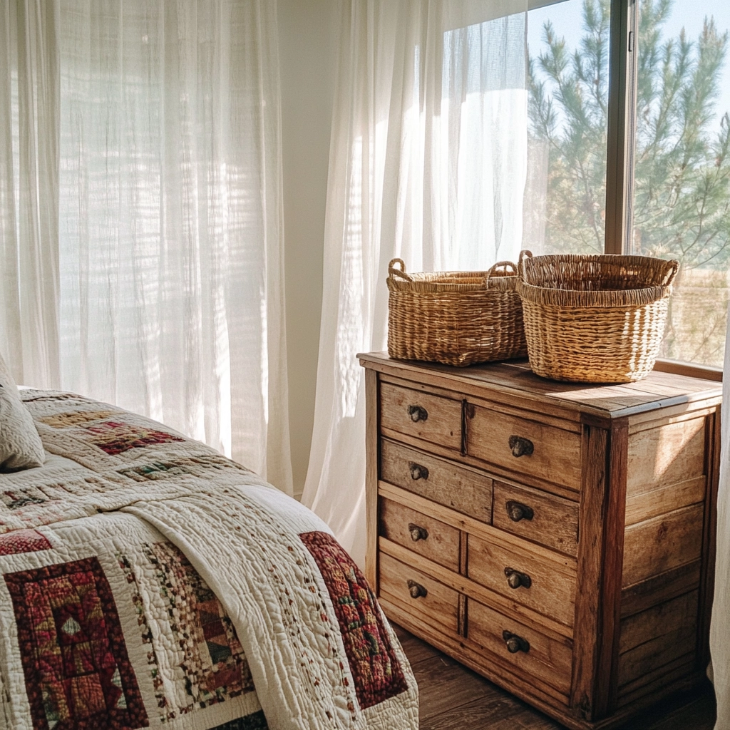 farmhouse chic bedroom decor 4