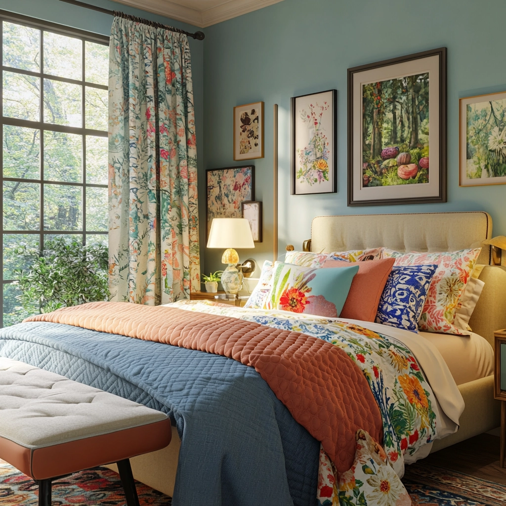farmhouse chic bedroom decor 42