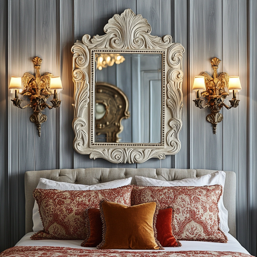 farmhouse chic bedroom decor 48