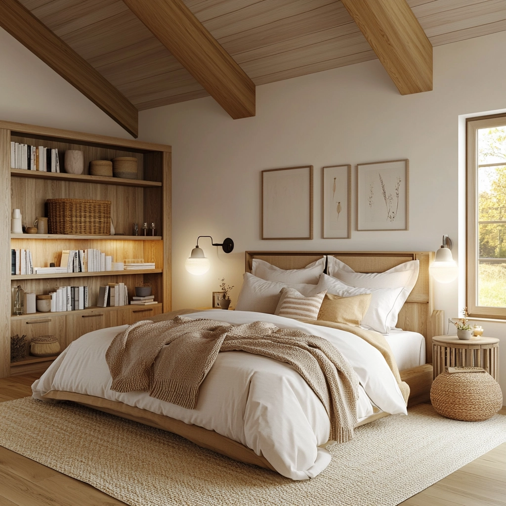 farmhouse chic bedroom decor 7