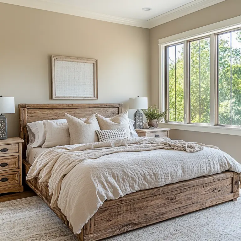 farmhouse chic bedroom ideas 1