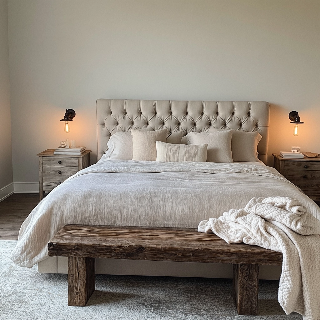 farmhouse chic bedroom ideas 12