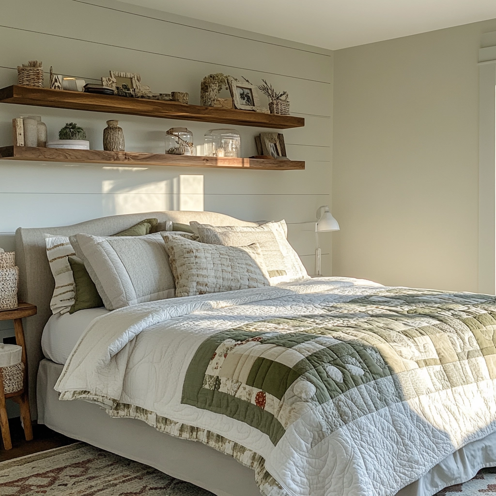 farmhouse chic bedroom ideas 17