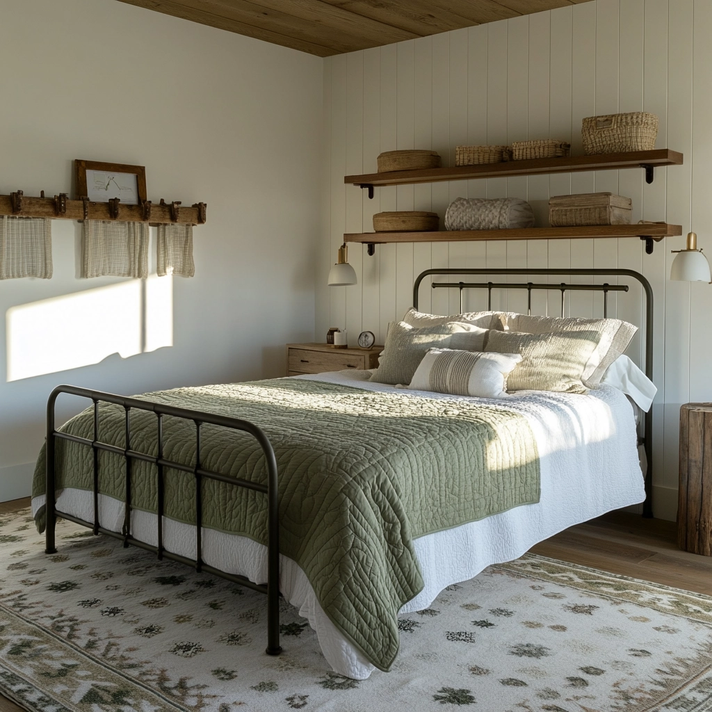 farmhouse chic bedroom ideas 20
