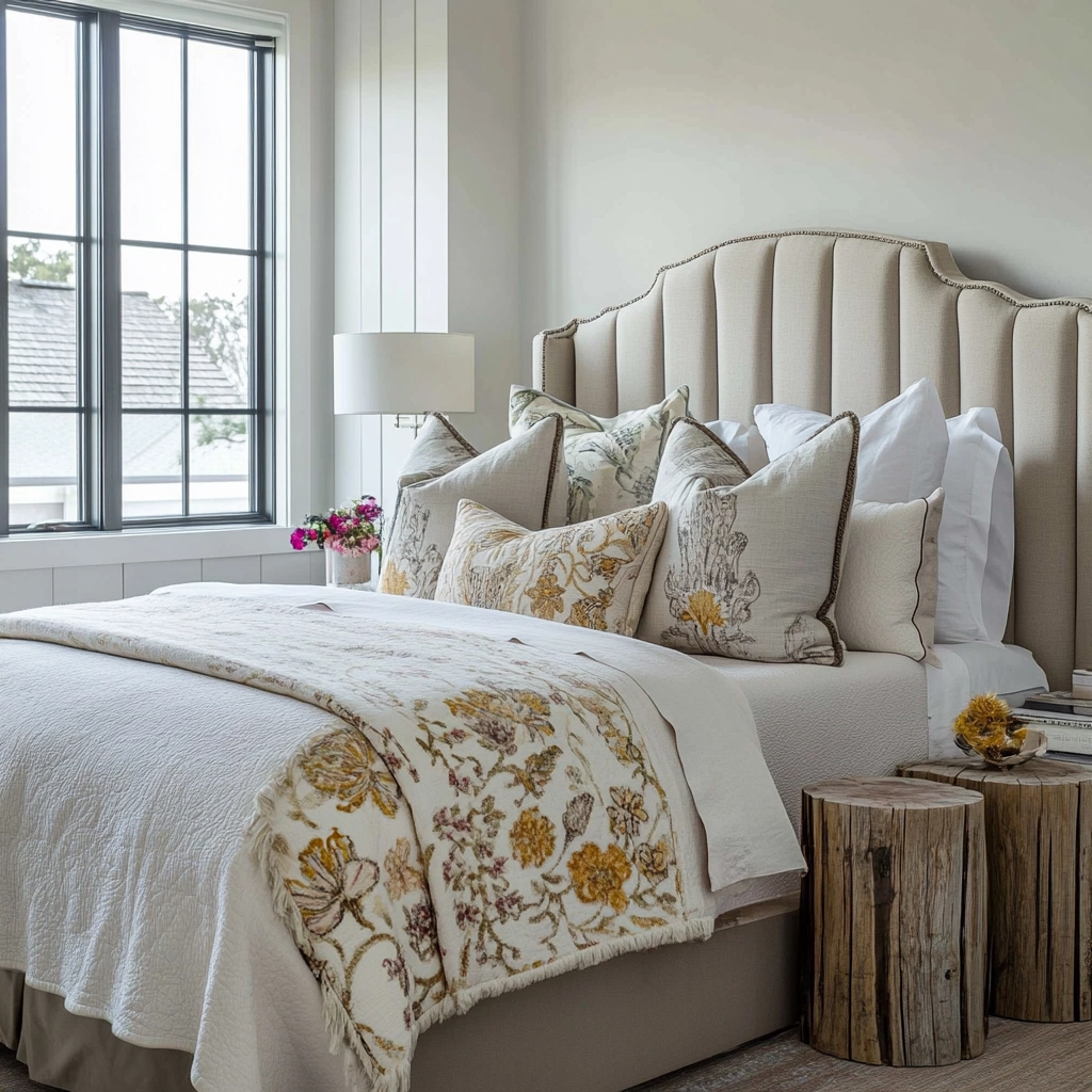 farmhouse chic bedroom ideas 39