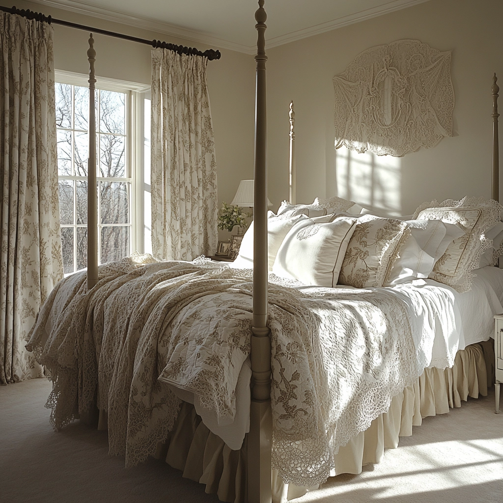 farmhouse chic bedroom ideas 76