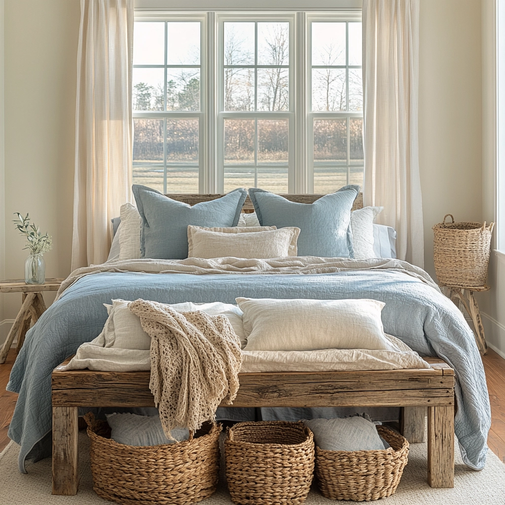 farmhouse coastal bedroom 1