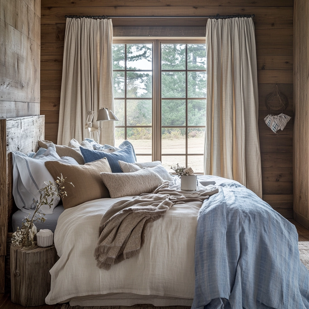 farmhouse coastal bedroom 51