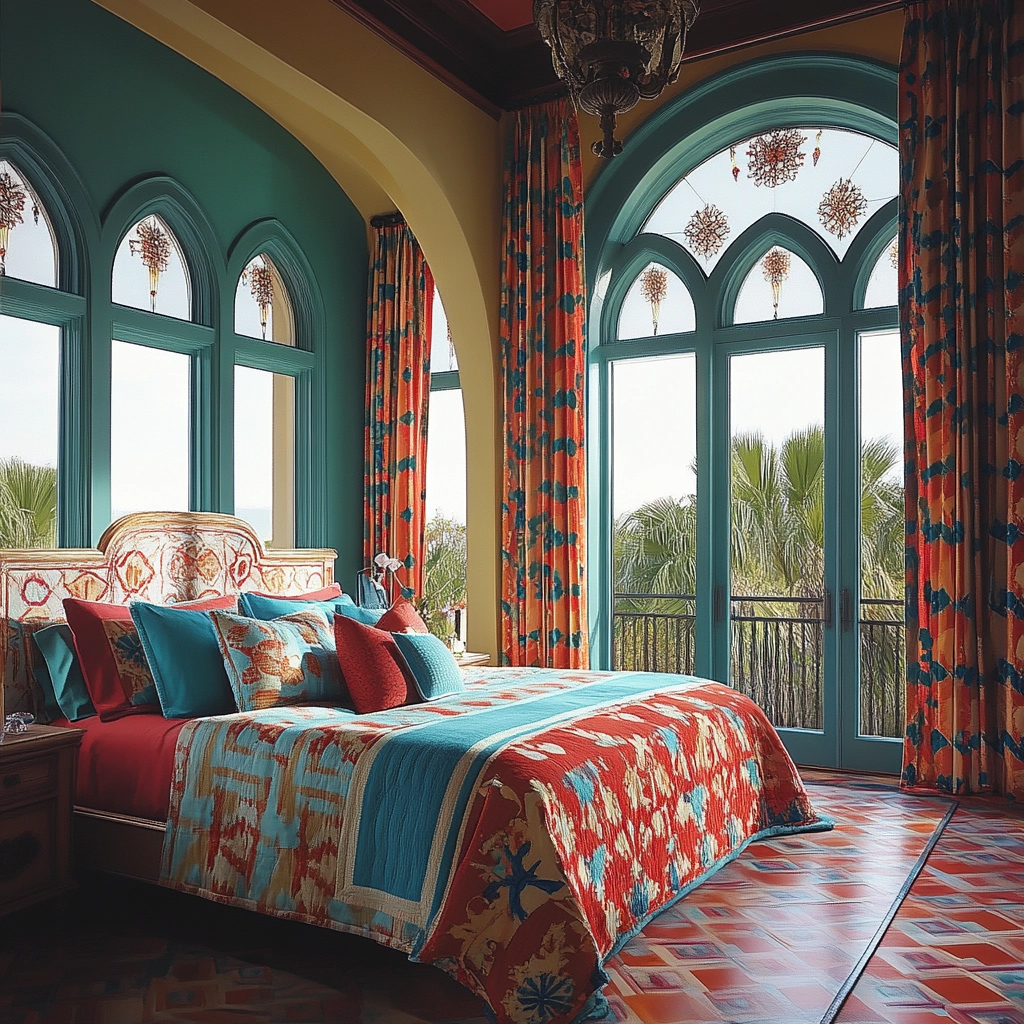farmhouse coastal bedroom 56