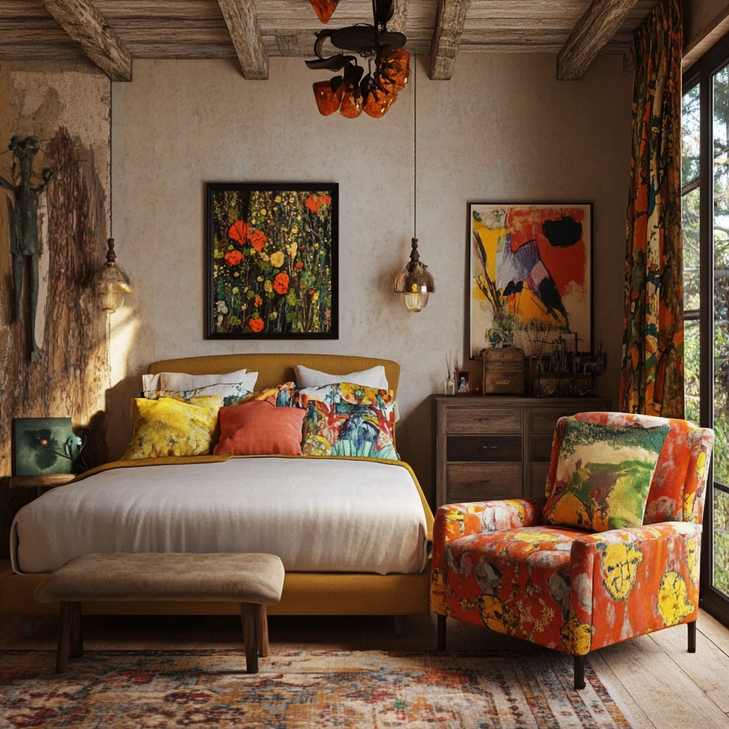 farmhouse cottage bedroom 38